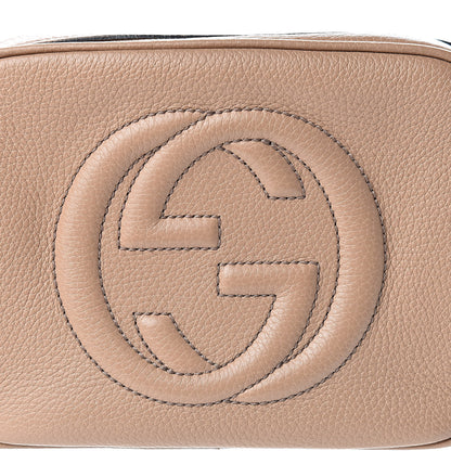 Gucci Pebbled Calfskin Small Soho Disco Bag Rose Beige 8 of 12