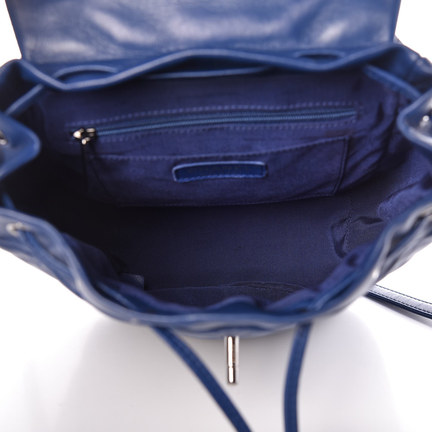 Chanel Lambskin Quilted Small Urban Spirit Backpack Blue 5 of 14