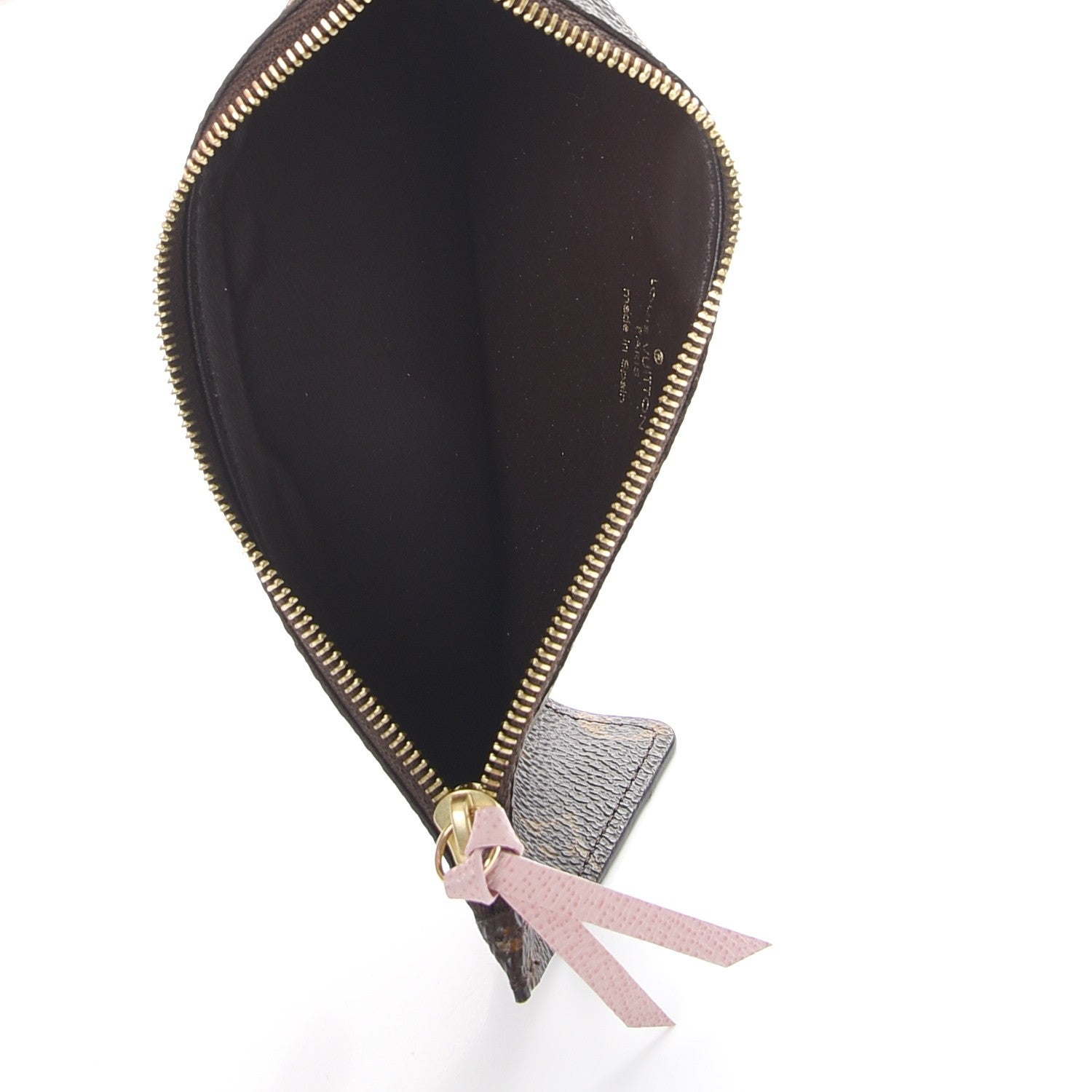 Louis Vuitton Monogram Josephine Chain Wallet Zippered Insert 5 of 7