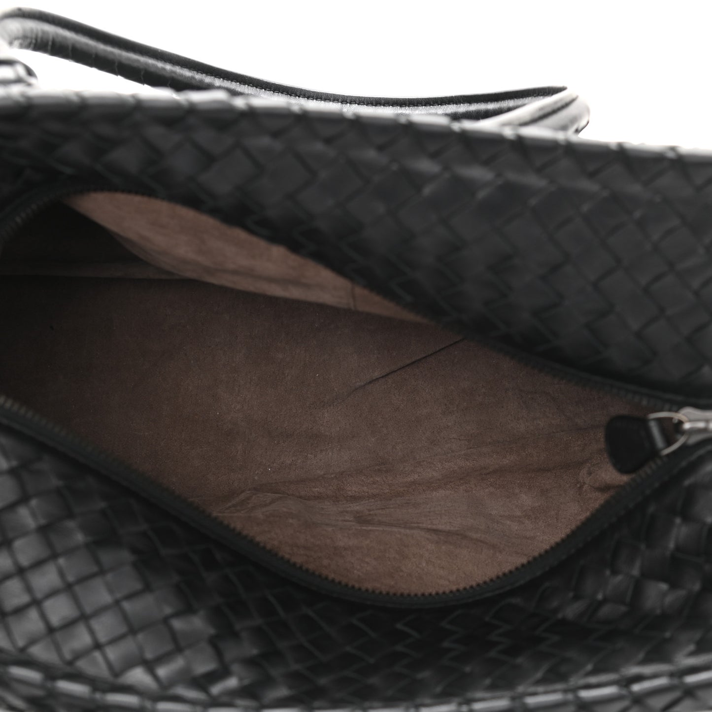 Nappa Intrecciato Brick Tote Black