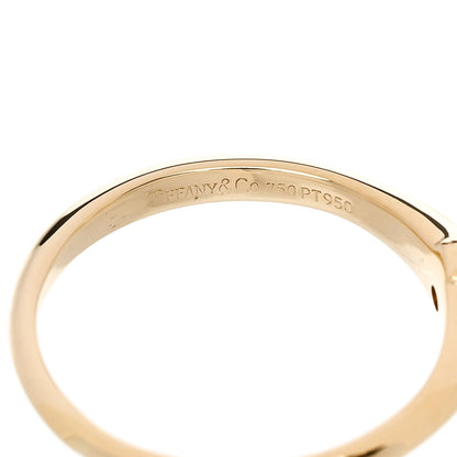 Tiffany 18K Yellow Gold Platinum Diamond .53ct Solitaire Engagement Ring 46 3.75 5 of 7