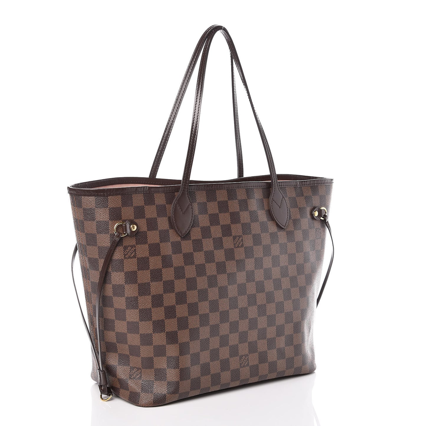 Damier Ebene Neo Neverfull MM Rose Ballerine