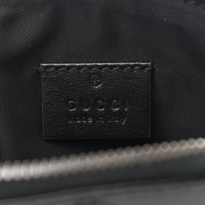 Gucci Calfskin Matelasse GG Marmont Pouch Cosmetic Case Black 6 of 8