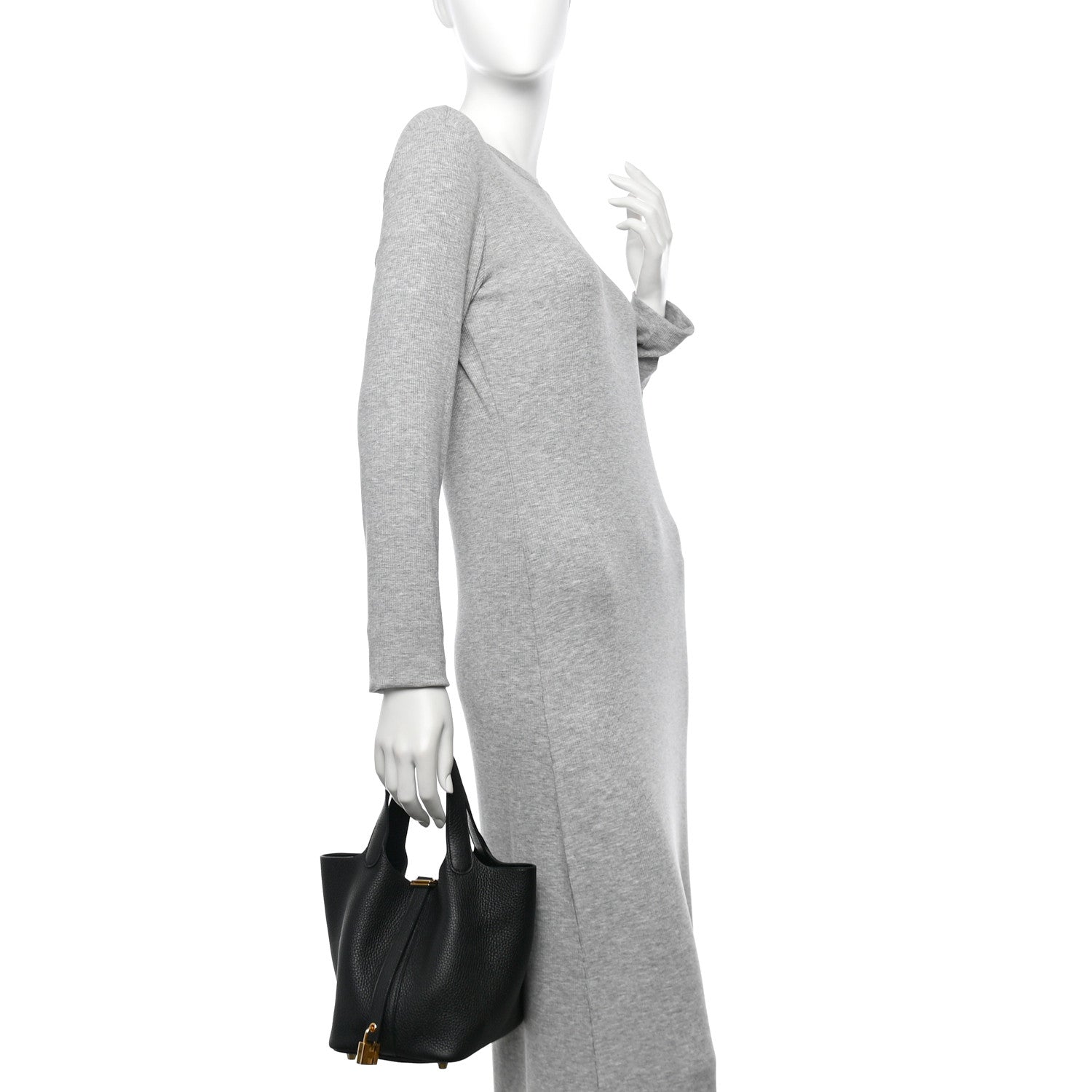 Hermes Taurillon Clemence Picotin Lock 18 PM Black 2 of 11
