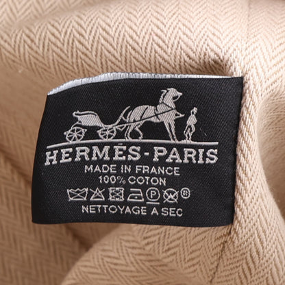 Hermes Canvas Large Bride-A-Brac Pouch Orange Feu Burgundy 6 of 9