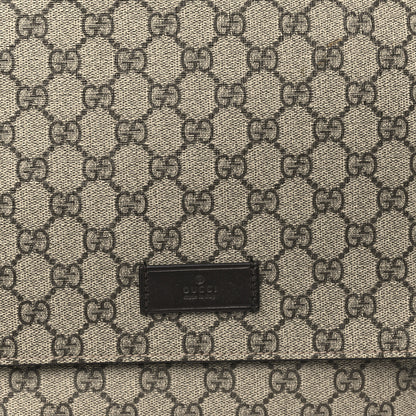 Gucci GG Plus Monogram Messenger Diaper Bag Dark Brown 8 of 10