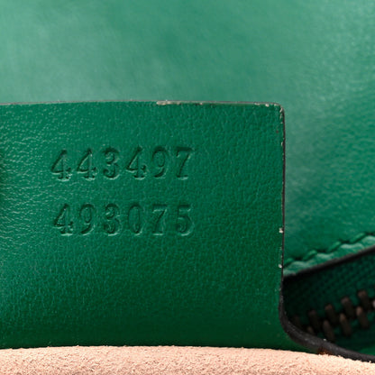 Gucci Calfskin Matelasse Small GG Marmont Shoulder Bag Emerald Green 7 of 10
