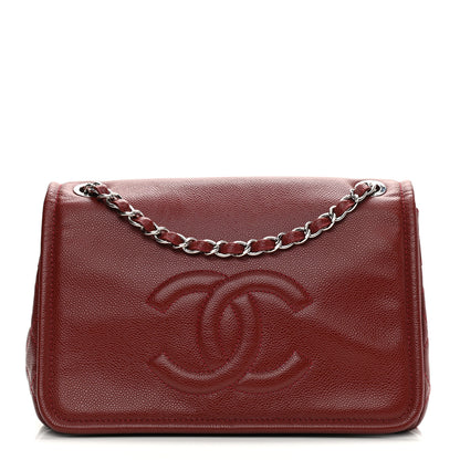 Chanel Caviar Large Timeless CC Flap Dark Red 1 of 10