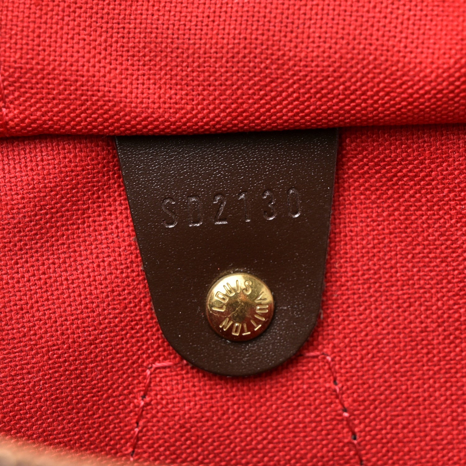 Louis Vuitton Damier Ebene Speedy 35 7 of 14