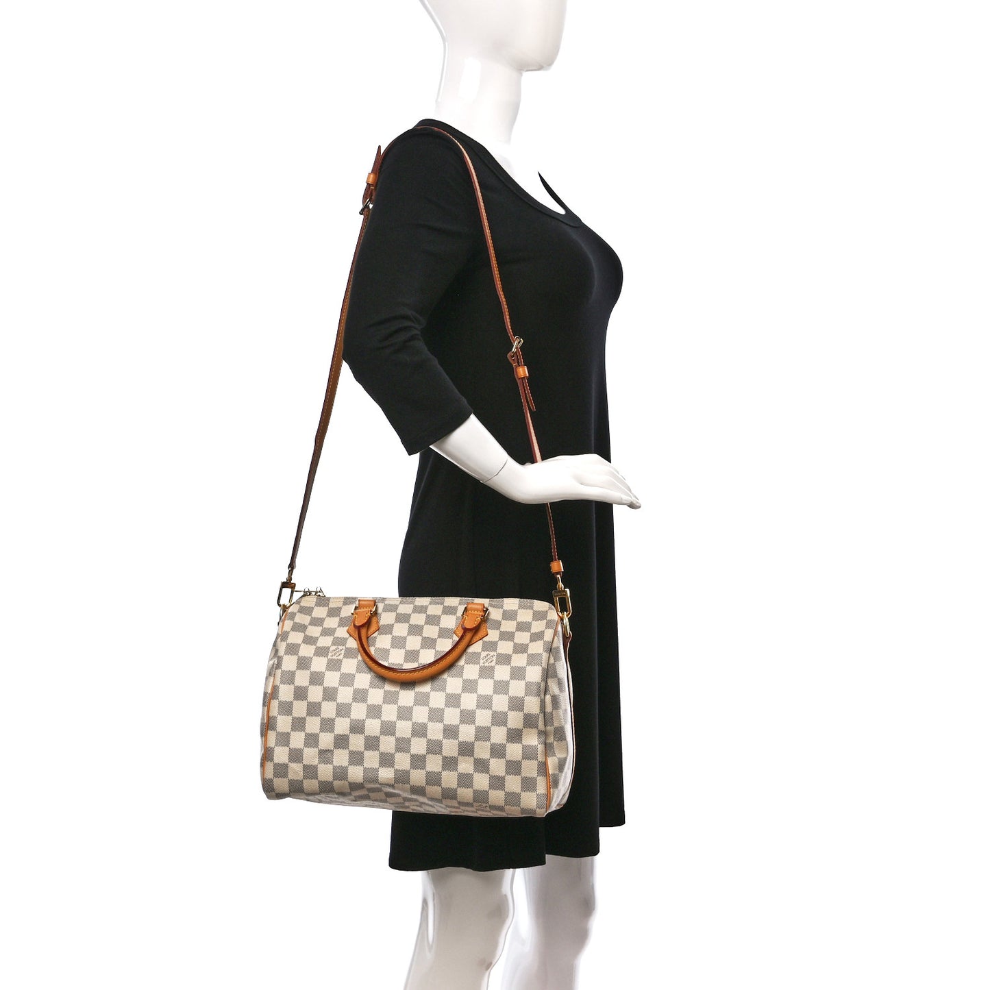 Damier Azur Speedy Bandouliere 30