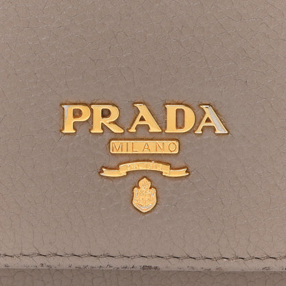 Prada Vitello Daino Continental Flap Wallet Cammeo 9 of 14