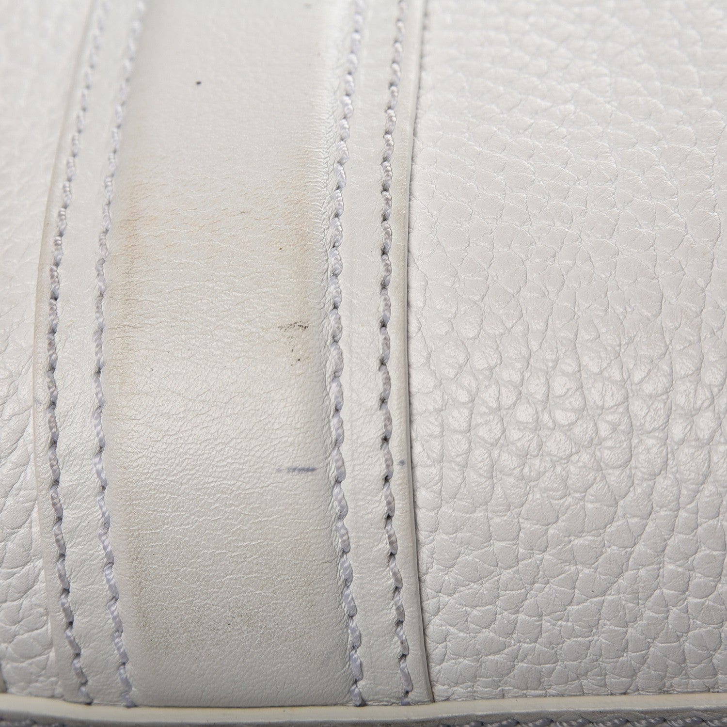 Burberry London Grainy Calfskin Medium Minford Portrait Tote White 7 of 16