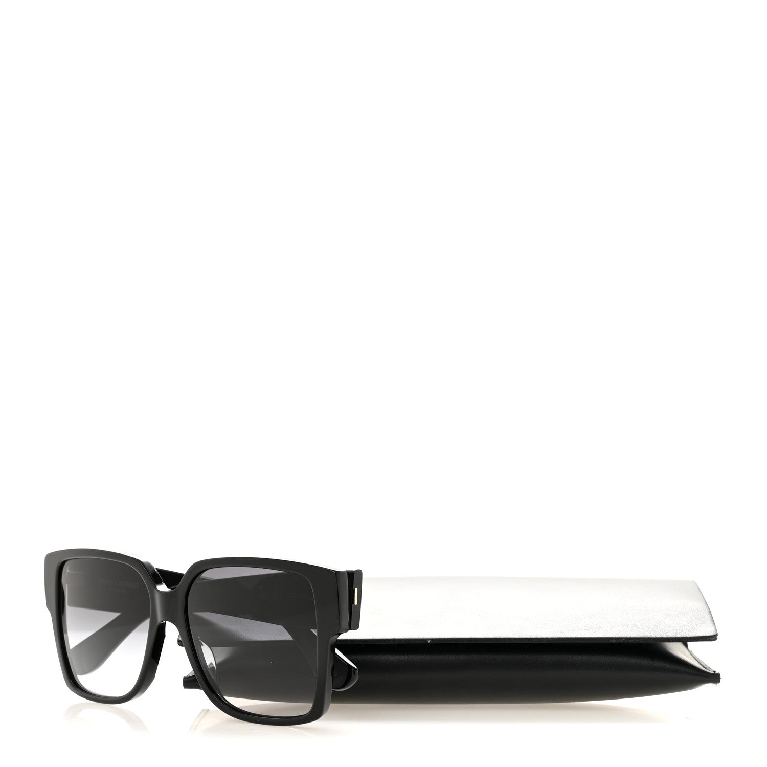 Saint Laurent Square SL M9 Sunglasses Black 8 of 8