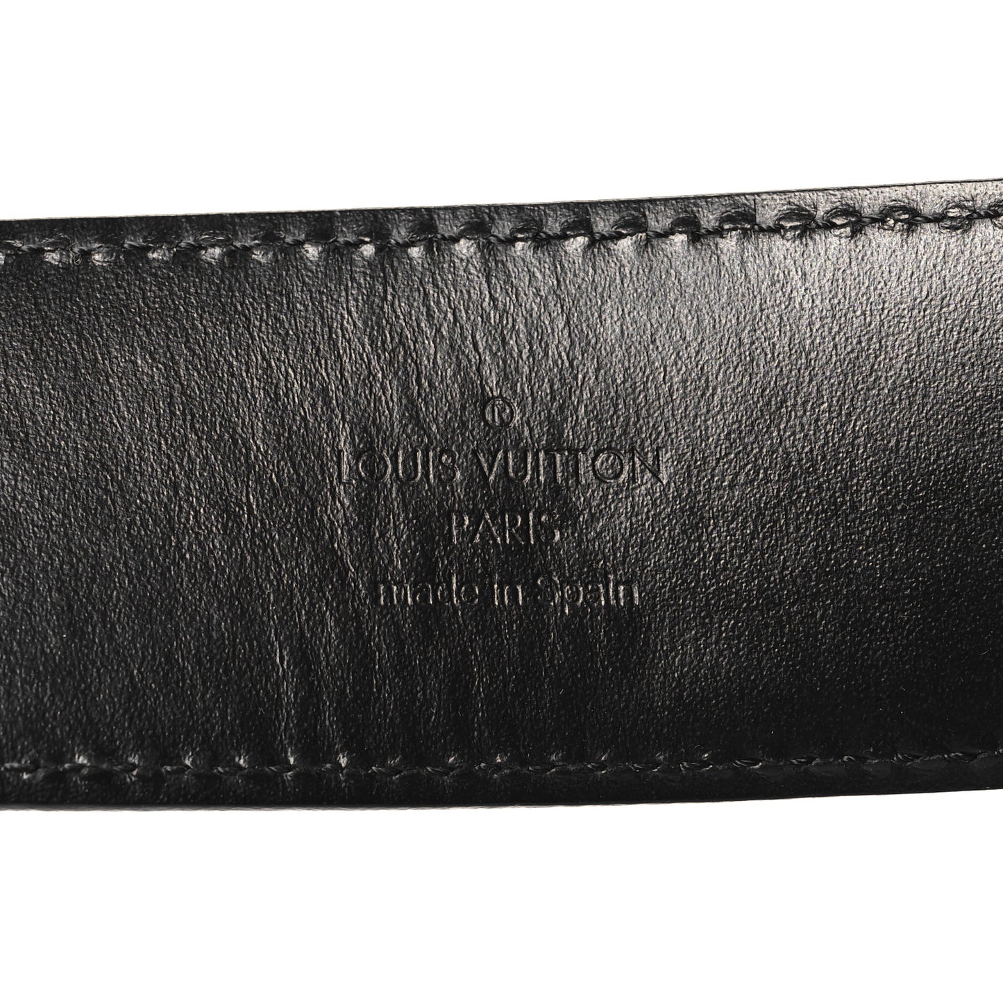 Damier Graphite 40mm LV Initiales Belt 90 36