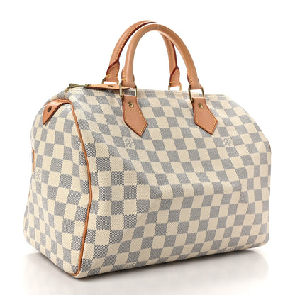 Louis Vuitton Damier Azur Speedy 30 3 of 10