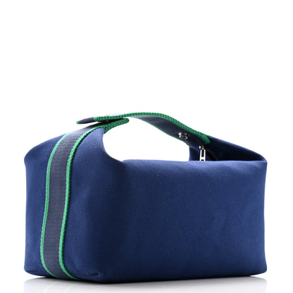 Hermes Canvas Large Bride-A-Brac Pouch Marine 3 of 7