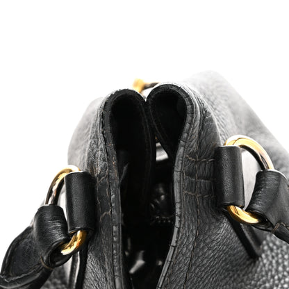 Prada Vitello Daino Tote Black 16 of 17