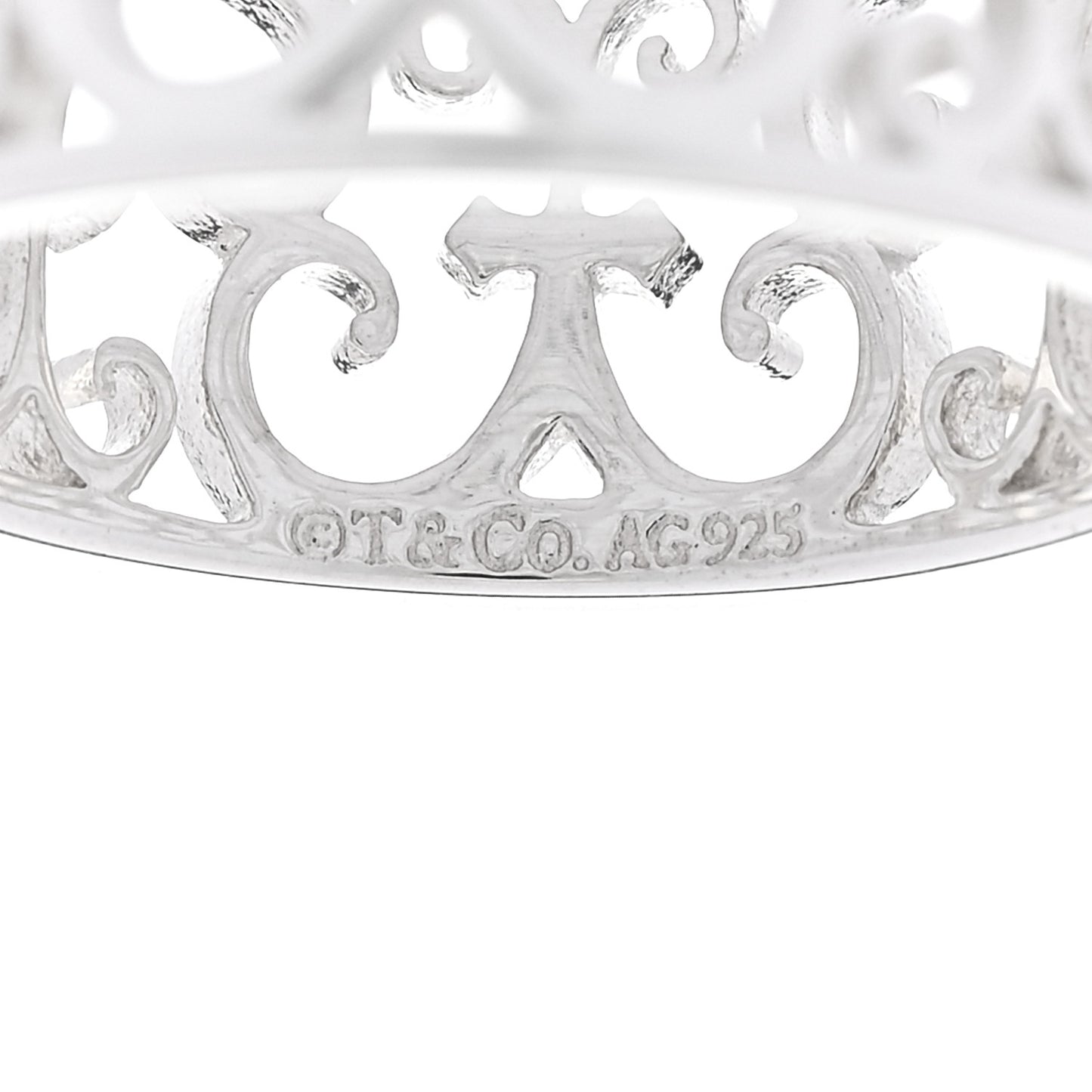 Sterling Silver Wide Enchant Ring 58 8.25