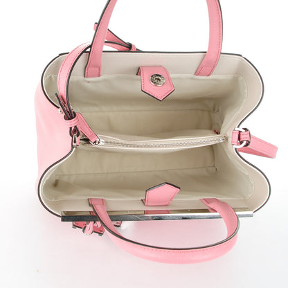 Fendi Vitello Elite Flamingo Mink Monster Charm Petite 2Jours Tote Pink Multicolor 5 of 8