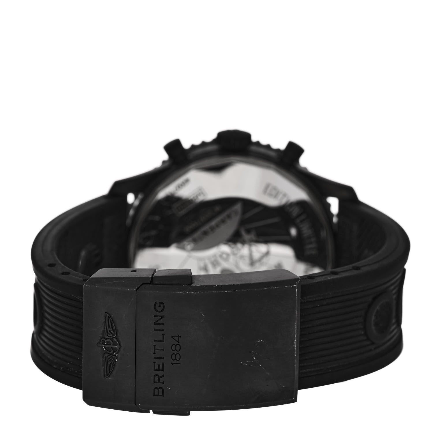 Breitling Black Steel Rubber 43mm Navitimer Cosmonaute Limited Edition Chronograph Manual Winding Watch Black MB0210B6 3 of 4