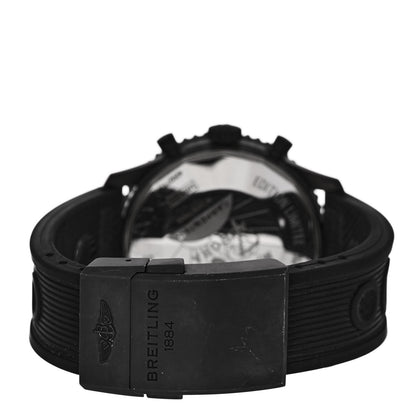 Breitling Black Steel Rubber 43mm Navitimer Cosmonaute Limited Edition Chronograph Manual Winding Watch Black MB0210B6 3 of 4