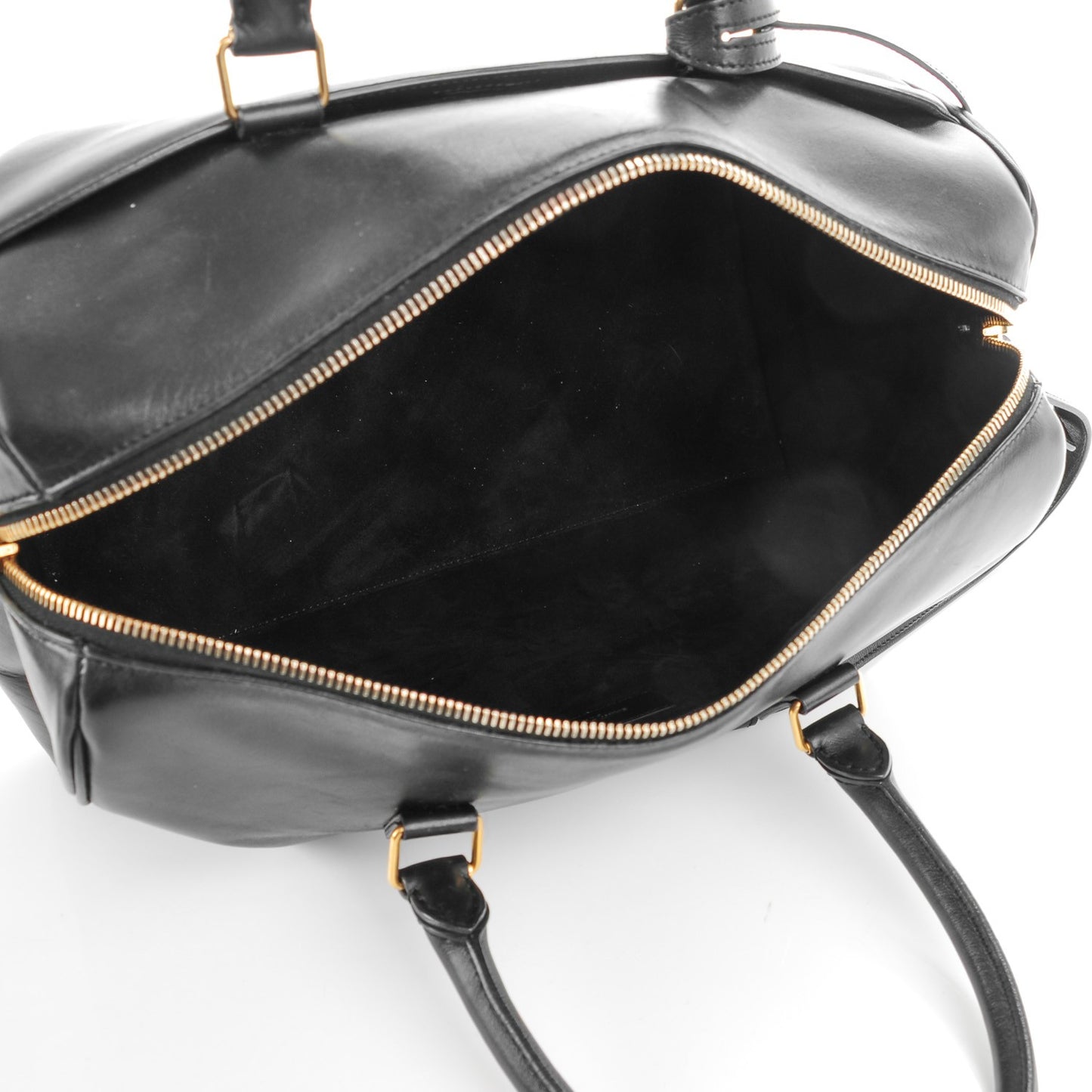Smooth Calfskin Classic Duffle 6 Bag Black