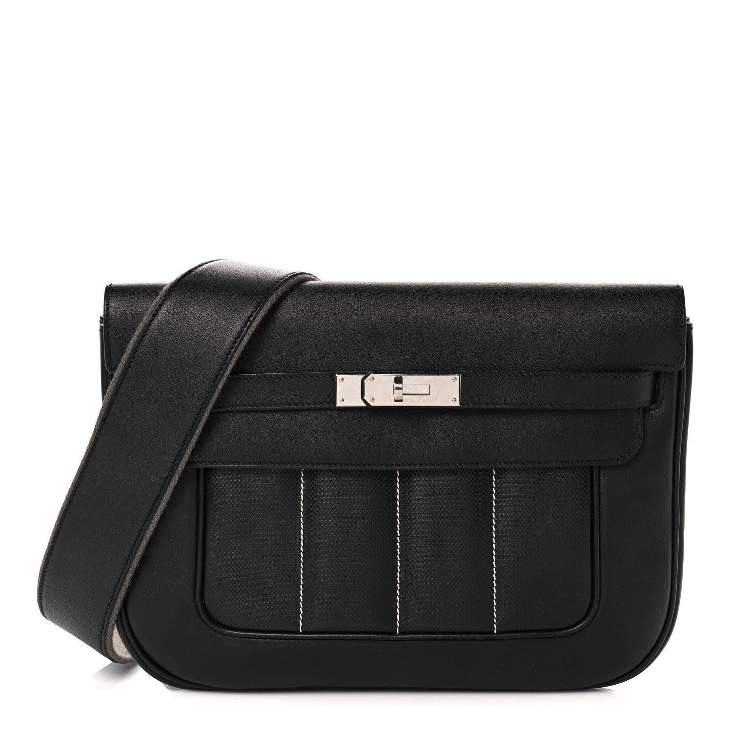 Hermes Swift Grain d'H Sac Berline 28 Black 1 of 10