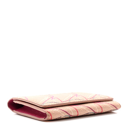 Fendi Vitello Elite QuTweet Compact Wallet Plaster Multicolor 4 of 6