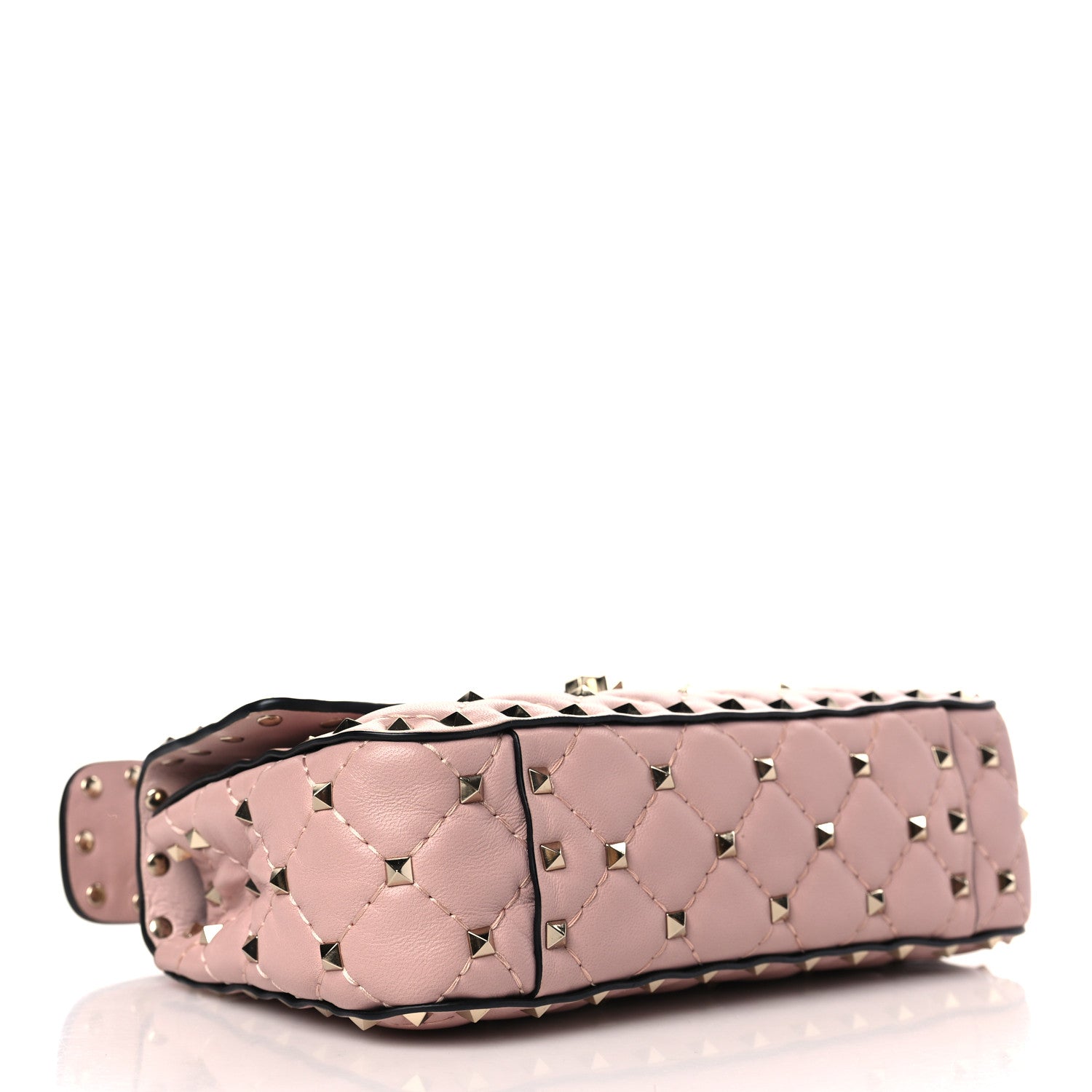 Valentino Garavani Nappa Small Rockstud Spike Shoulder Bag Water Rose 4 of 9