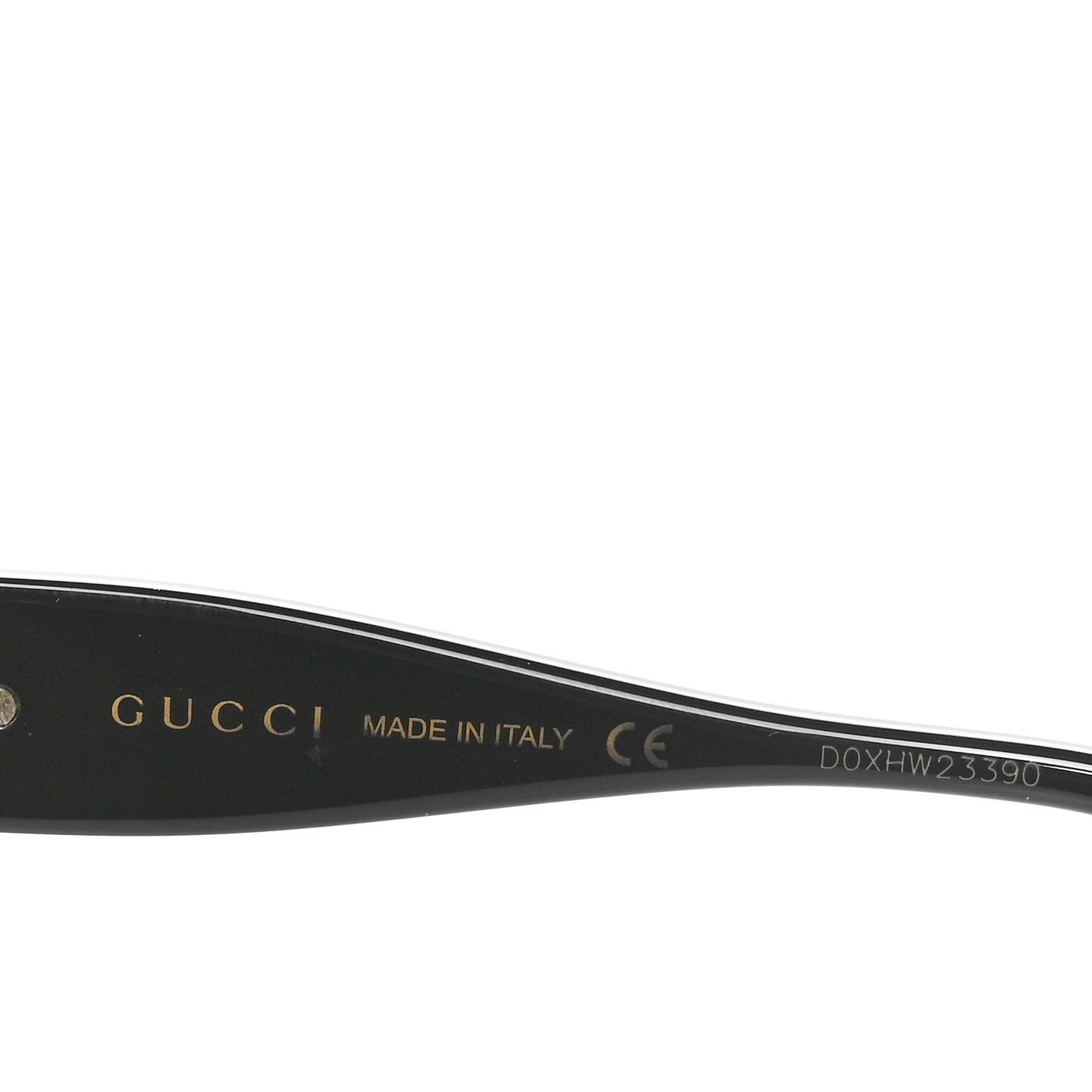 Acetate Square Frame Chain Sunglasses GG1023S Black
