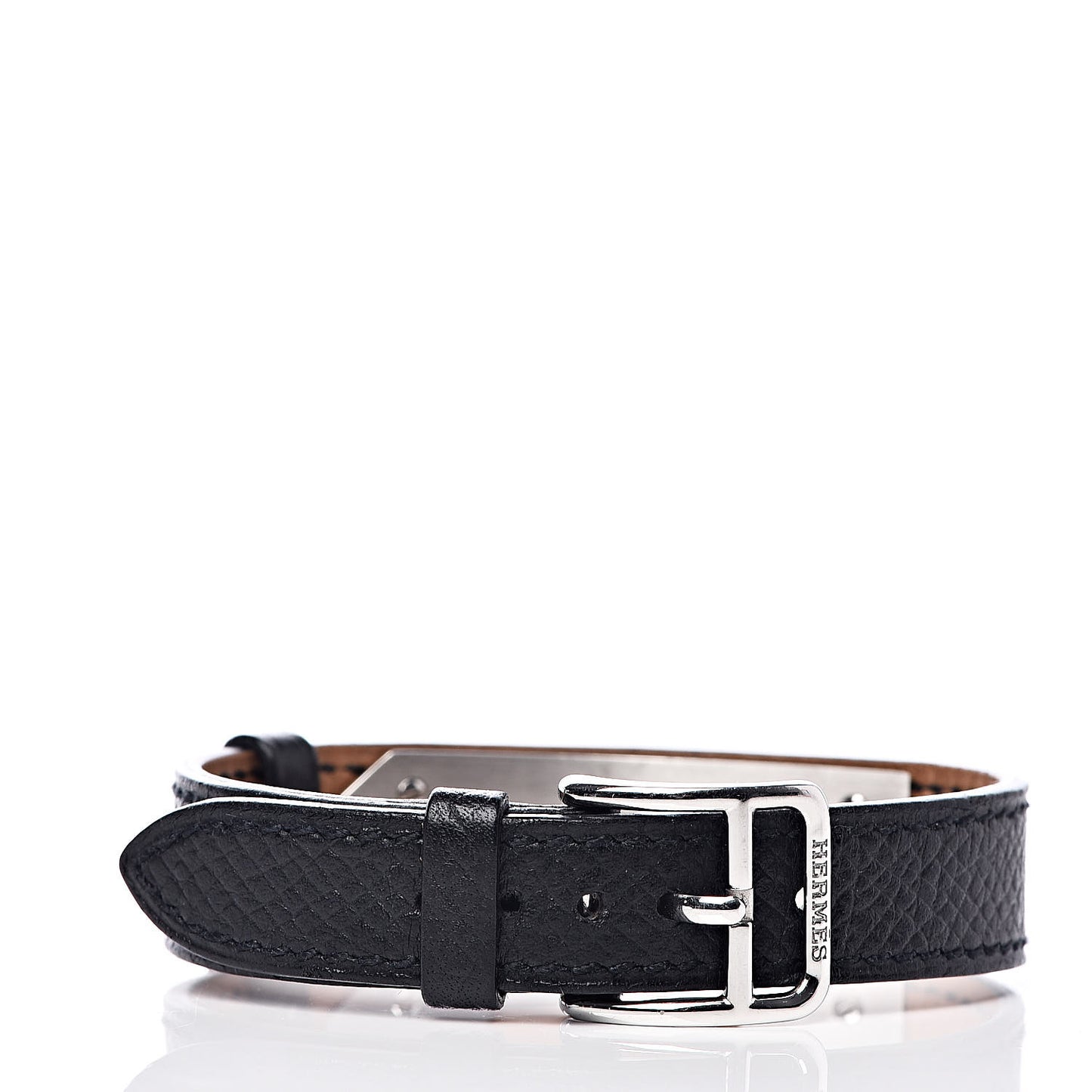 Stainless Steel Epsom 20mm Kelly Cadena Quartz Watch Noir