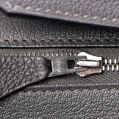 Celine Lambskin Bi-Cabas Grey Cognac 33 of 68