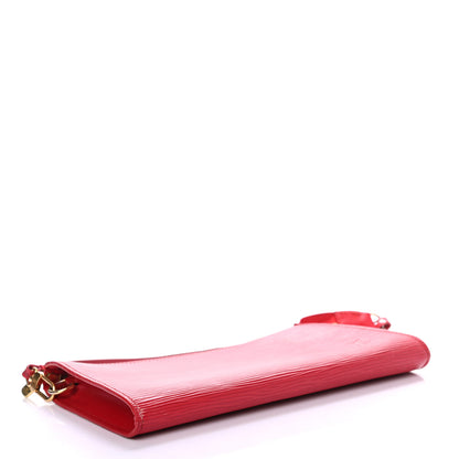 Louis Vuitton Epi Pochette Accessories 24 Castillan Red 4 of 12