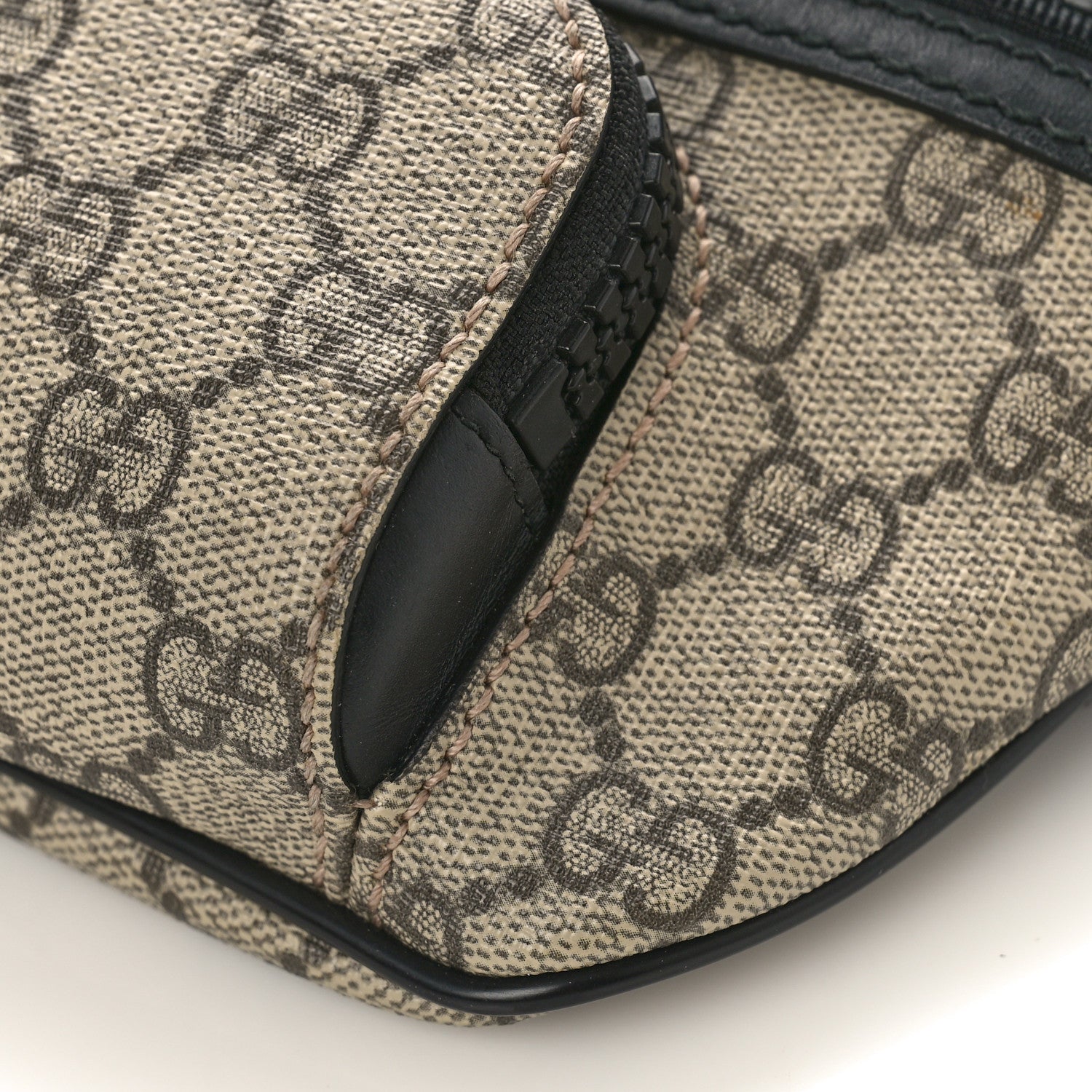 Gucci GG Supreme Monogram Belt Bag Black 9 of 9