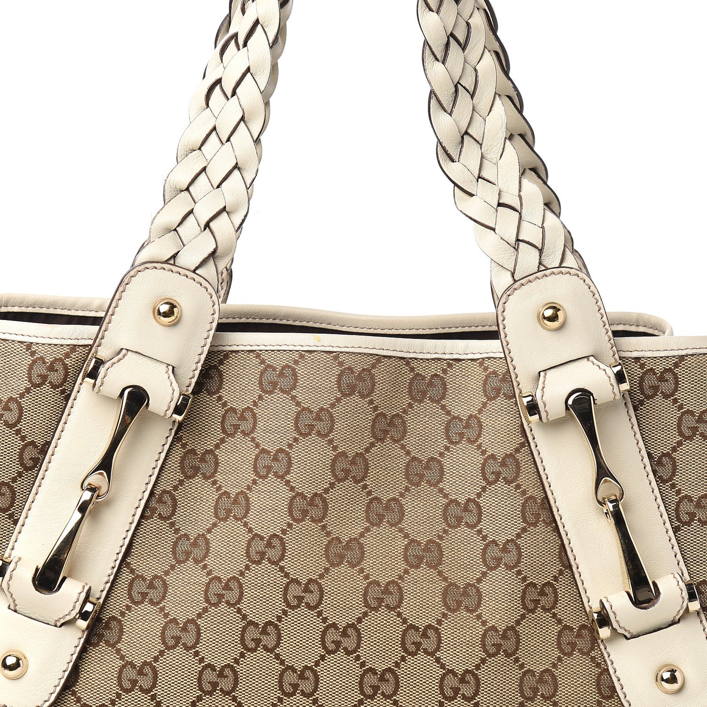 Monogram Small Pelham Shoulder Bag Off White