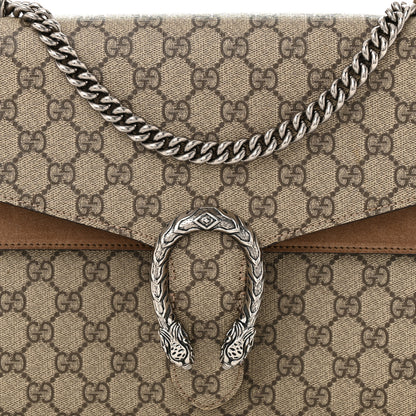 Gucci GG Supreme Monogram Medium Dionysus Shoulder Bag Taupe 8 of 10