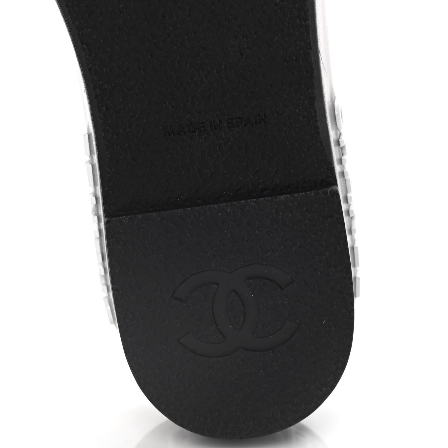 Chanel Lambskin Quilted CC Espadrille Slip On Sandals 39 Black 10 of 14