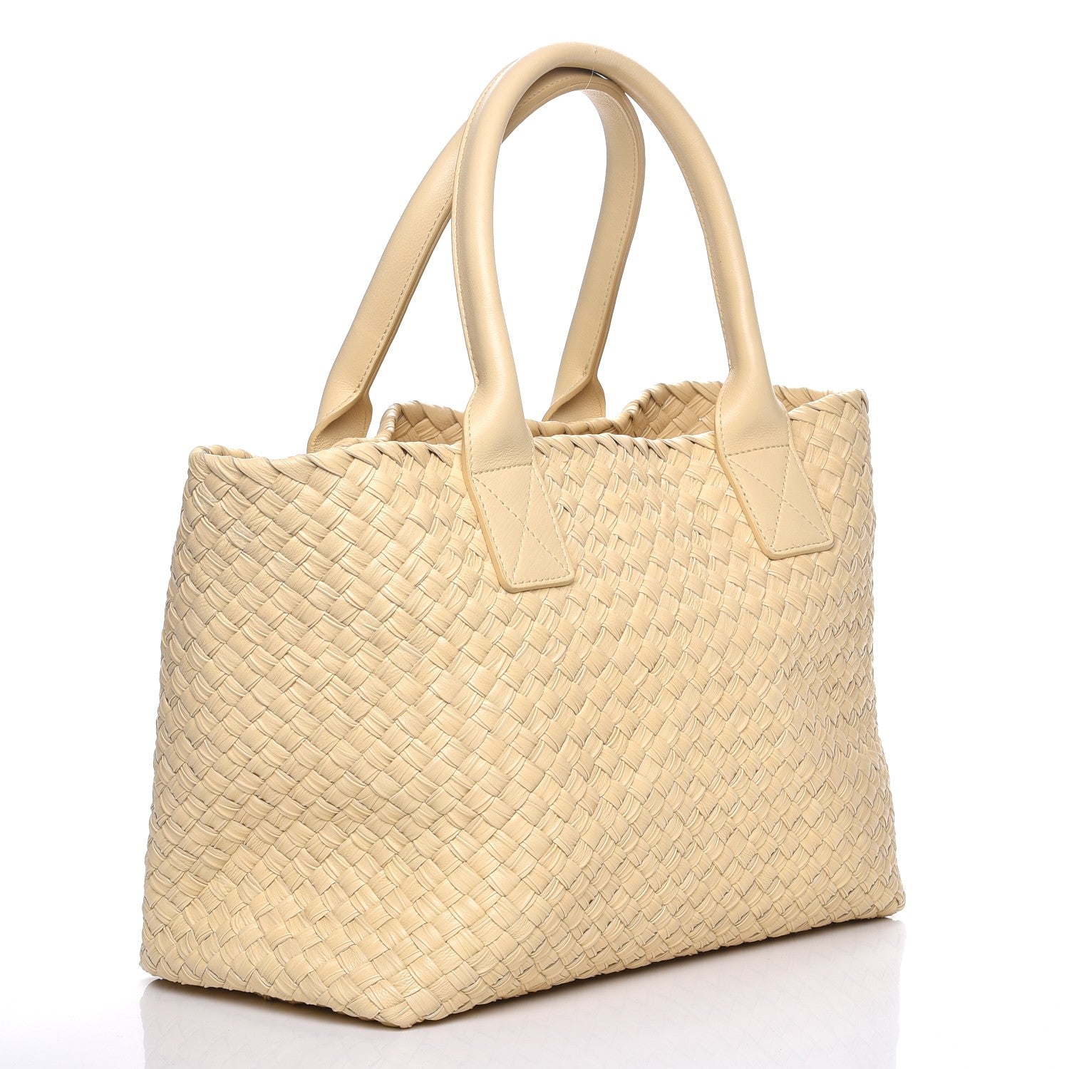 Bottega Veneta Nappa Intrecciato Small Cabat Paille 4 of 11