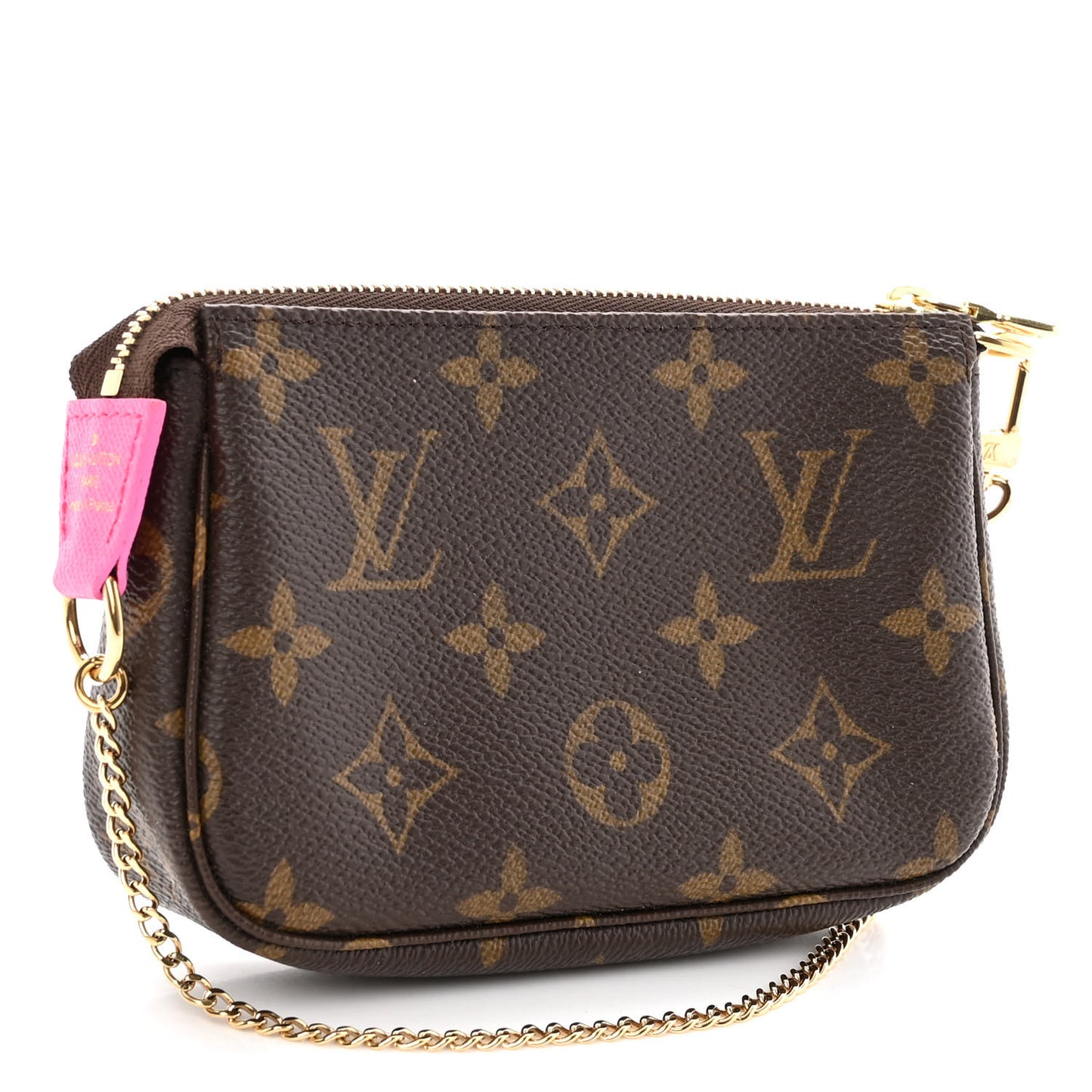 Monogram 2022 Christmas Animation Seoul Mini Pochette Accessories Fuchsia