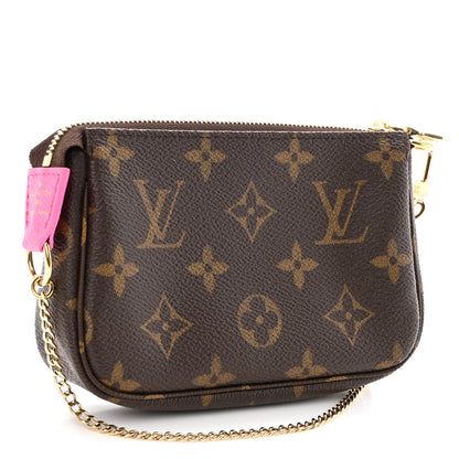 Louis Vuitton Monogram 2022 Christmas Animation Seoul Mini Pochette Accessories Fuchsia 3 of 10