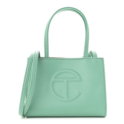 Telfar Vegan Leather Small Shopping Bag Sage 1 of 10