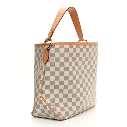 Louis Vuitton Damier Azur Delightful PM Rose Ballerine 3 of 8