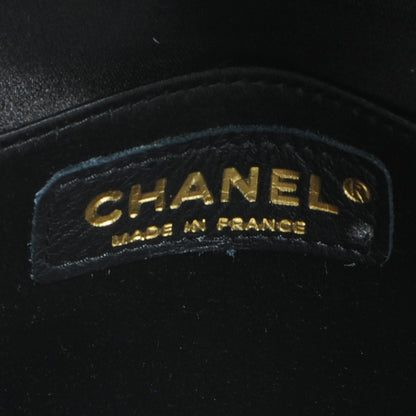 Chanel Satin Beaded Ribbon Bow Clutch Black 6 of 7
