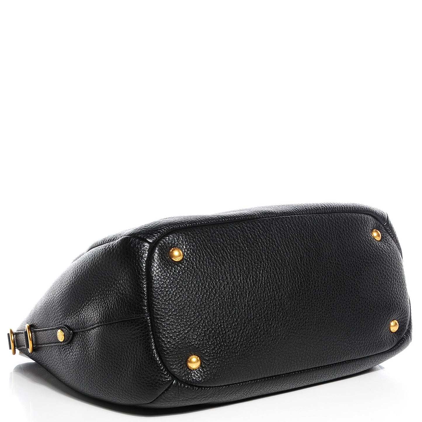 Vitello Daino Shoulder Bag Nero Black