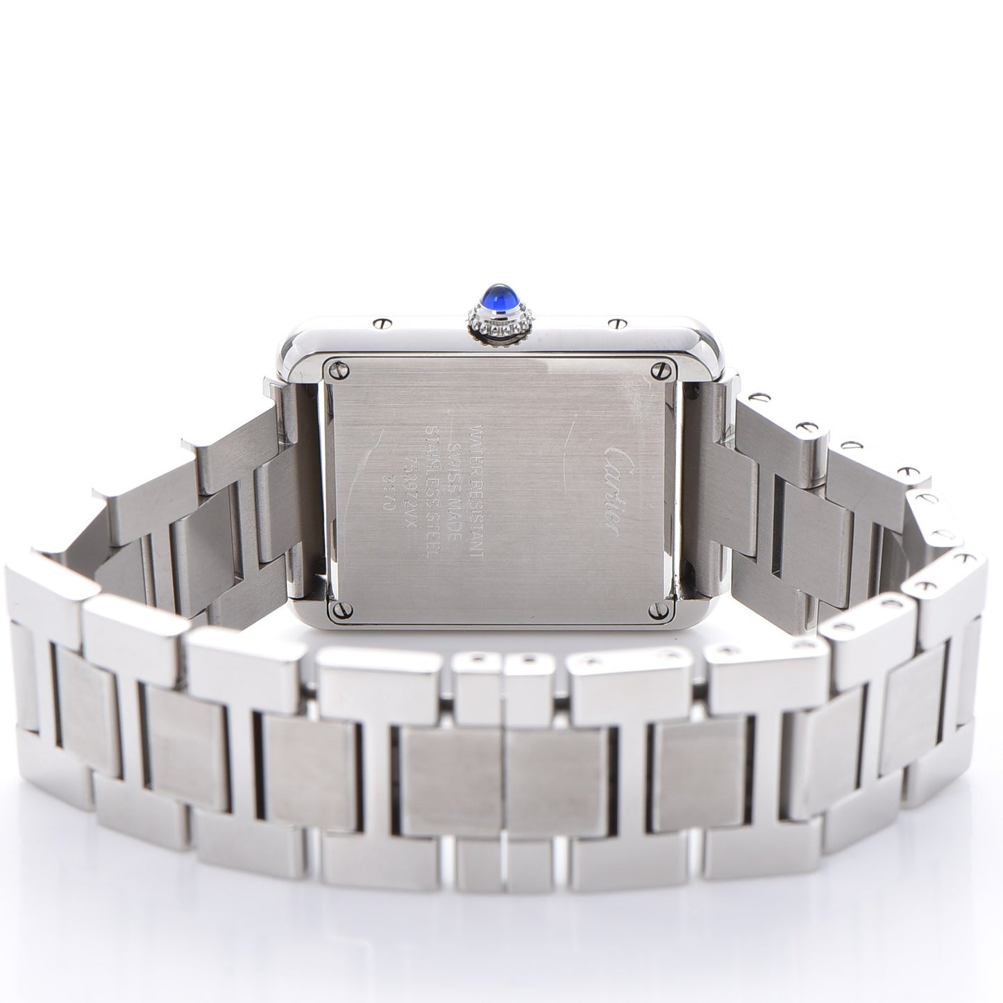 Stainless Steel 24mm Tank Solo Quartz Watch