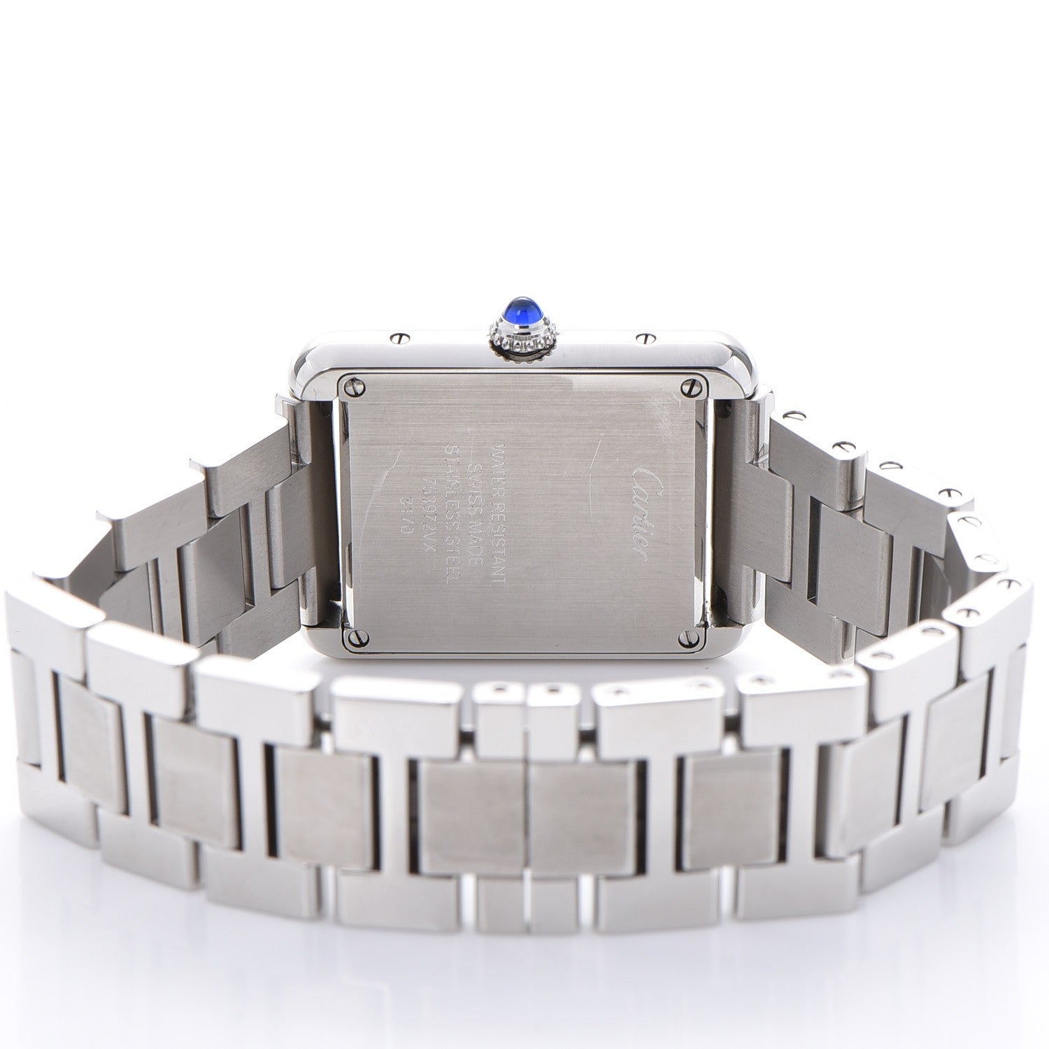 Cartier Stainless Steel 24mm Tank Solo Quartz Watch 6 of 10