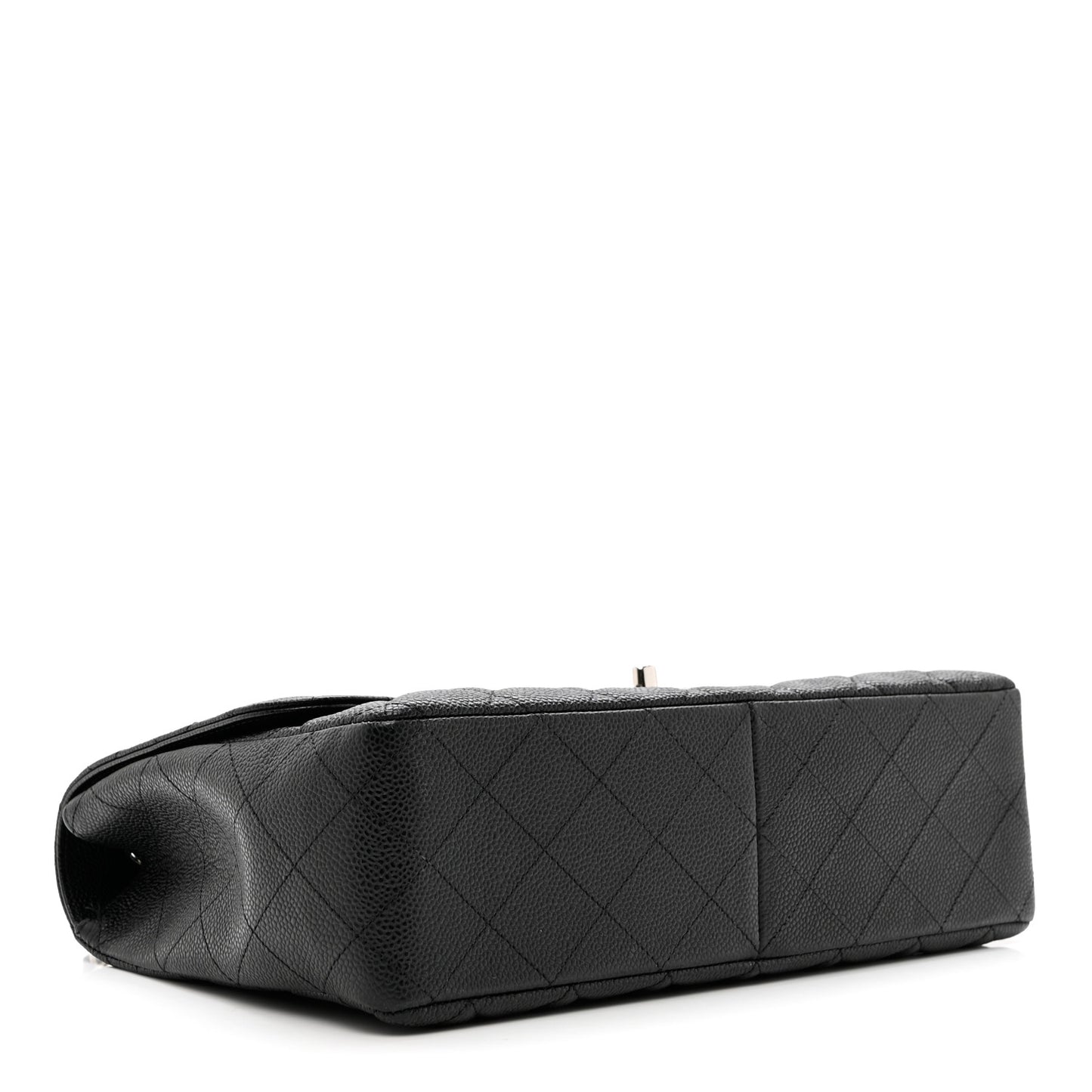 Caviar Quilted Jumbo Single Flap Black