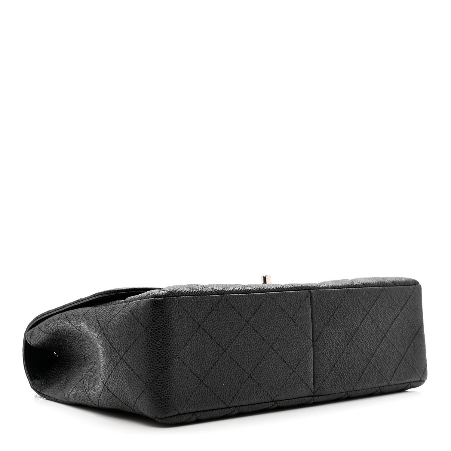 Chanel Caviar Quilted Jumbo Single Flap Black 4 of 11