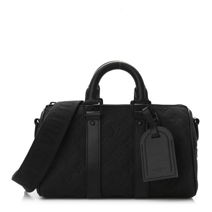 Louis Vuitton Monogram Taurillon Keepall Bandouliere 25 Black 1 of 10