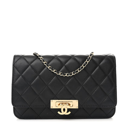 Chanel Caviar Quilted Golden Class Wallet On Chain WOC Black 1 of 13
